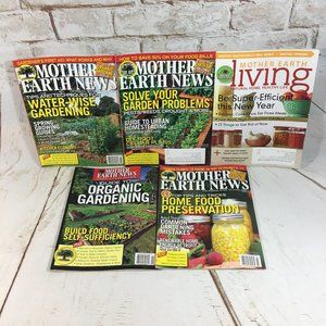 Hobby Farms Mother Earth News Homesteading Off Grid Lot Of 5 Magazines